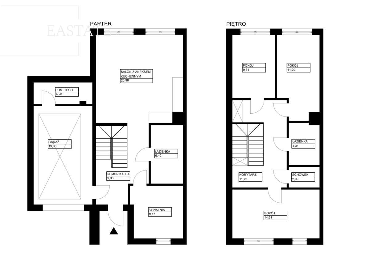 136,70/bliźniak/stan deweloperski/bez prowizji - Pełny obrazek: 2/16
