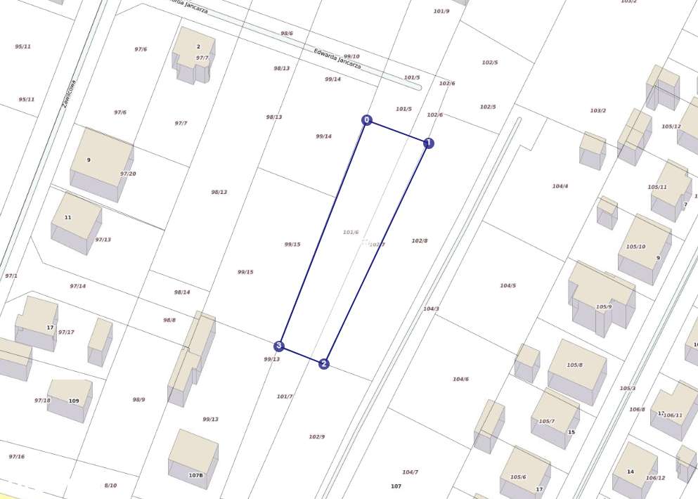 Działka budowlana - Bełchatów, os. Ludwików - Pełny obrazek: 2/4