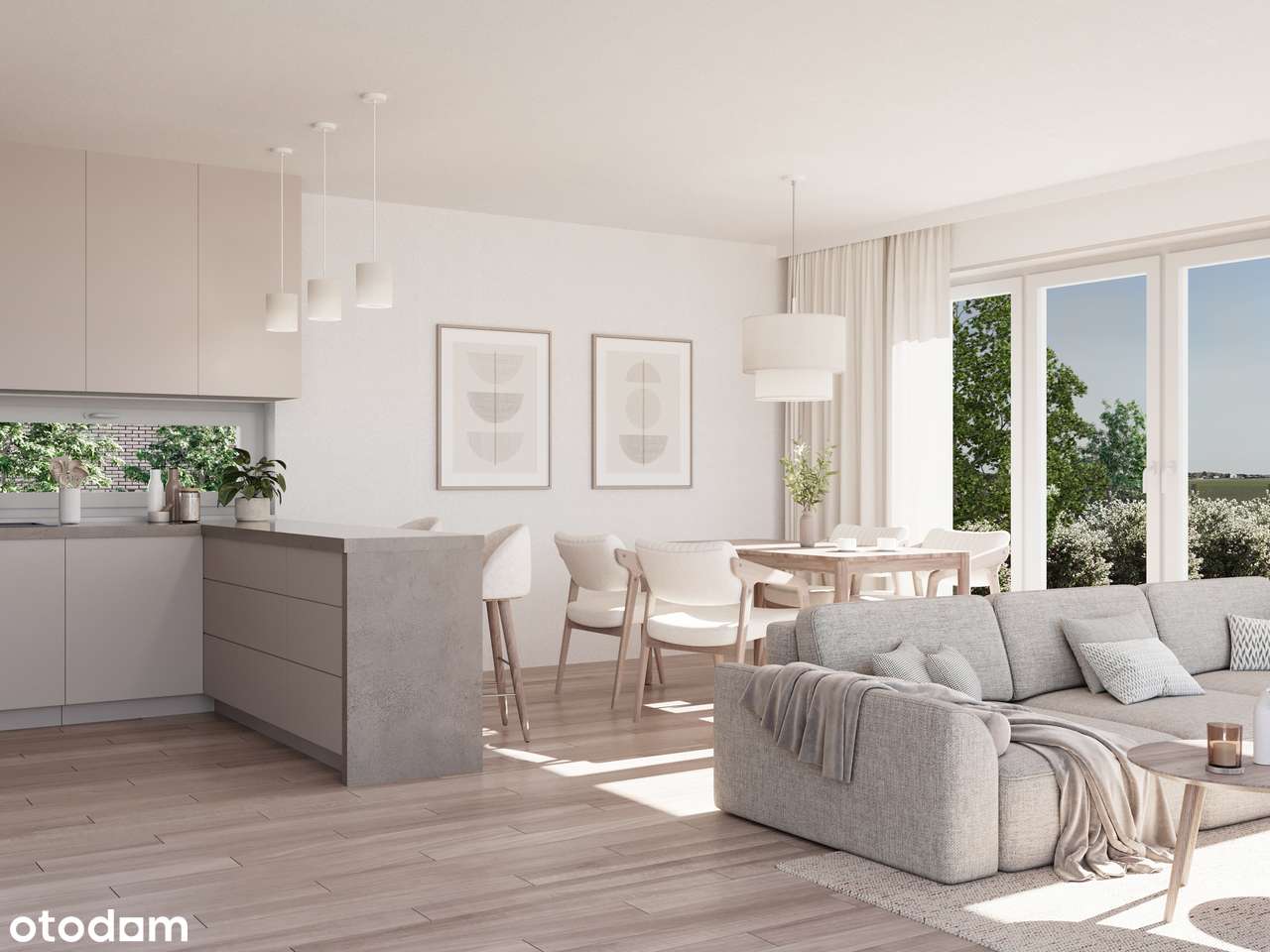 Nowoczesny dom blisko lasu i jeziora.-0