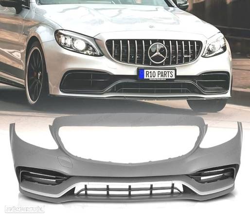 PARA-CHOQUE DIANTEIRO PARA MERCEDES CLASSE C W205 19- LOOK C63 - 1