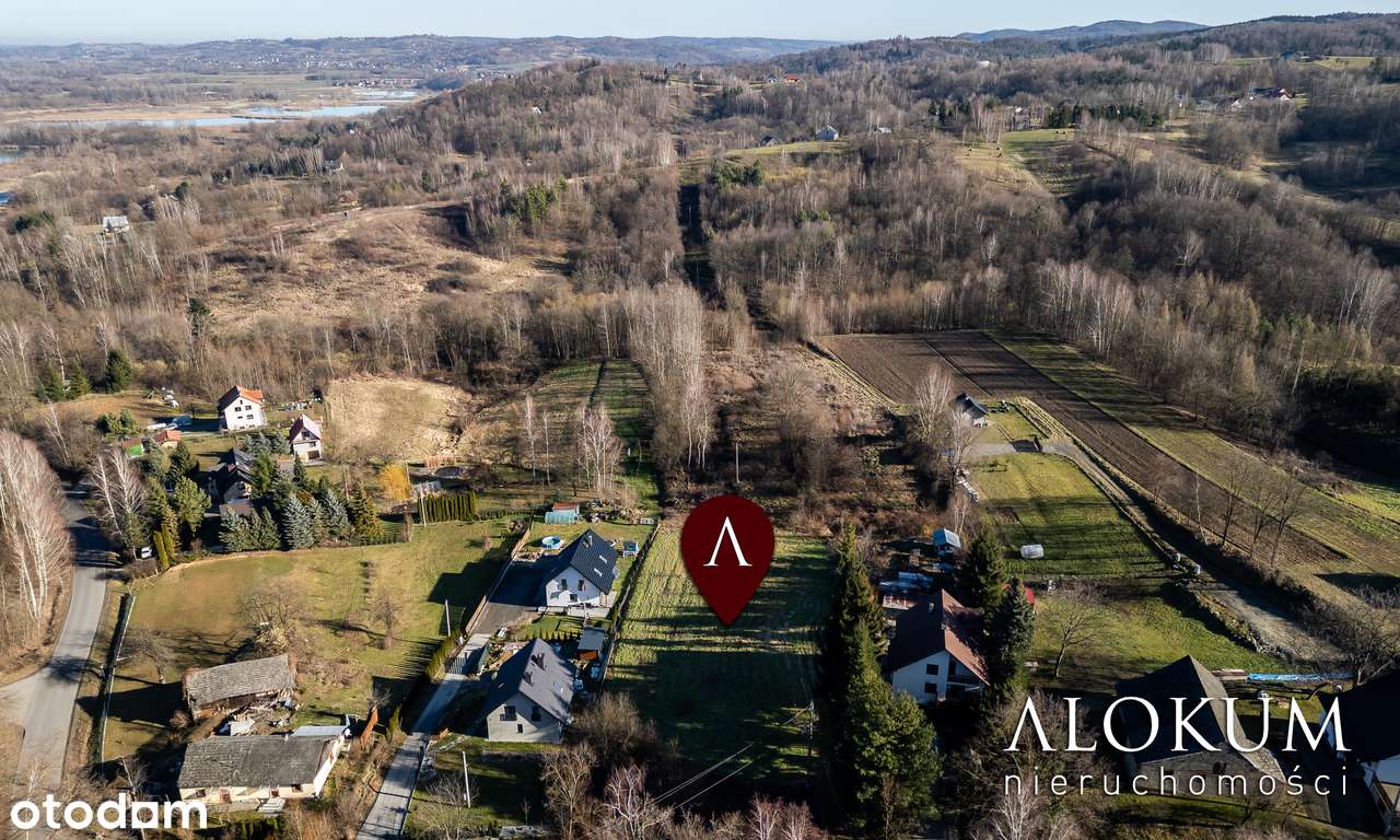 Działka budowlano - rolna Klęczana gmina Gdów. - Pełny obrazek: 5/10