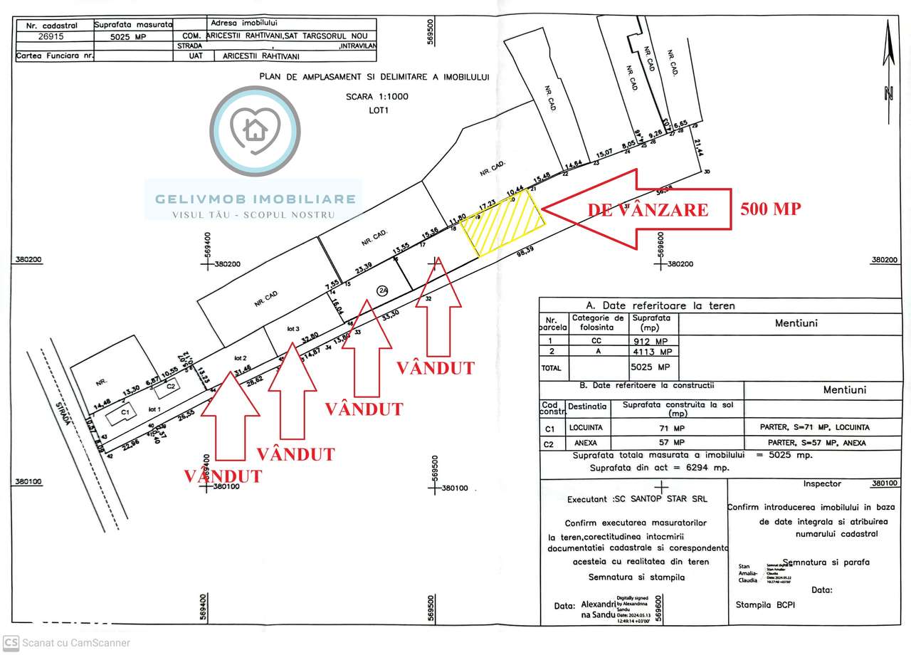 Târgșoru Nou,com A Rahtivani-lot 500 mp-toate utilitățile,lângă pădure-6