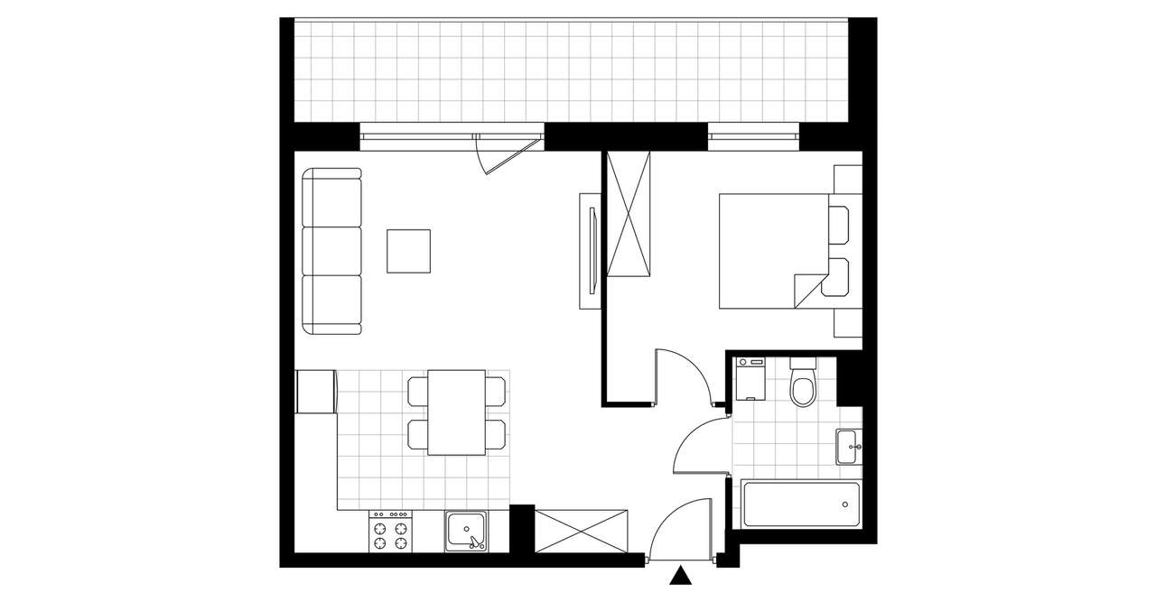 Fokus Bielany  | mieszkanie 2-pok. | 12 - Pełny obrazek: 4/8