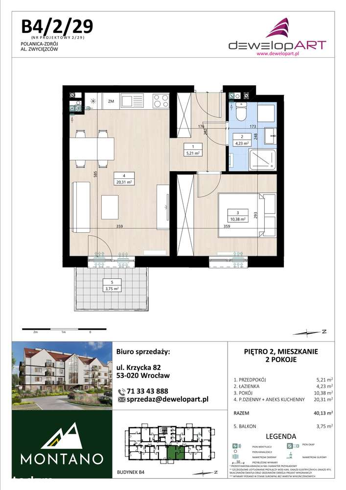 Montano | mieszkanie 2-pok. | B4/2/29 - Pełny obrazek: 2/9