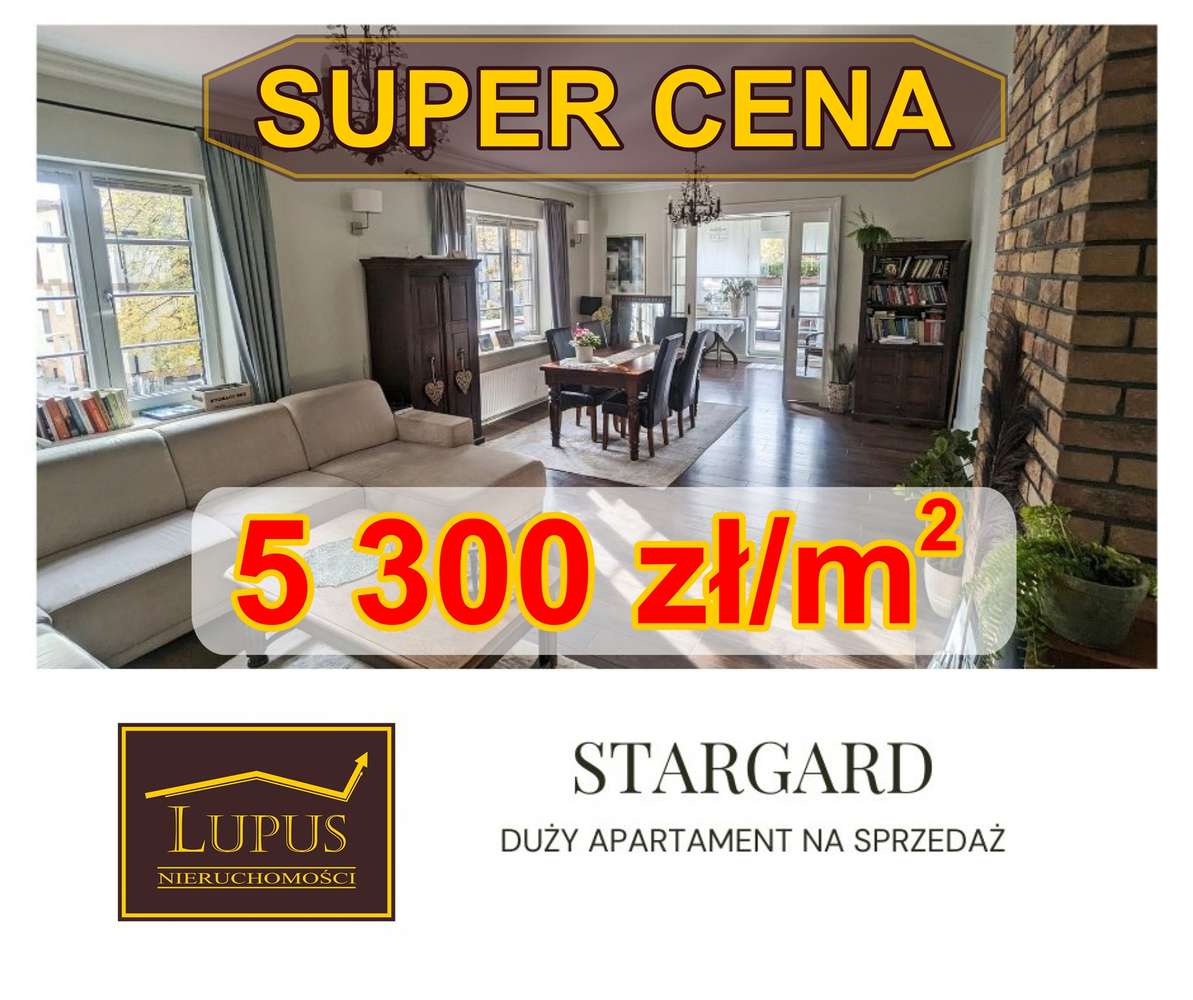 SUPER CENA! Duże mieszkanie w Stargardzie-0