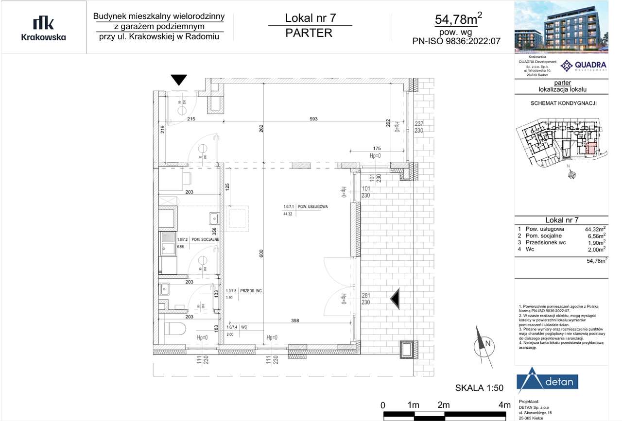 KRAKOWSKA | NOWY Lokal usługowy | 54,78m2 - Pełny obrazek: 2/8