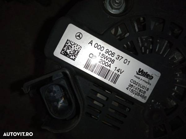 Alternator Mercedes C-class W205 1.6 CDI 2015 A0009063701 - 3