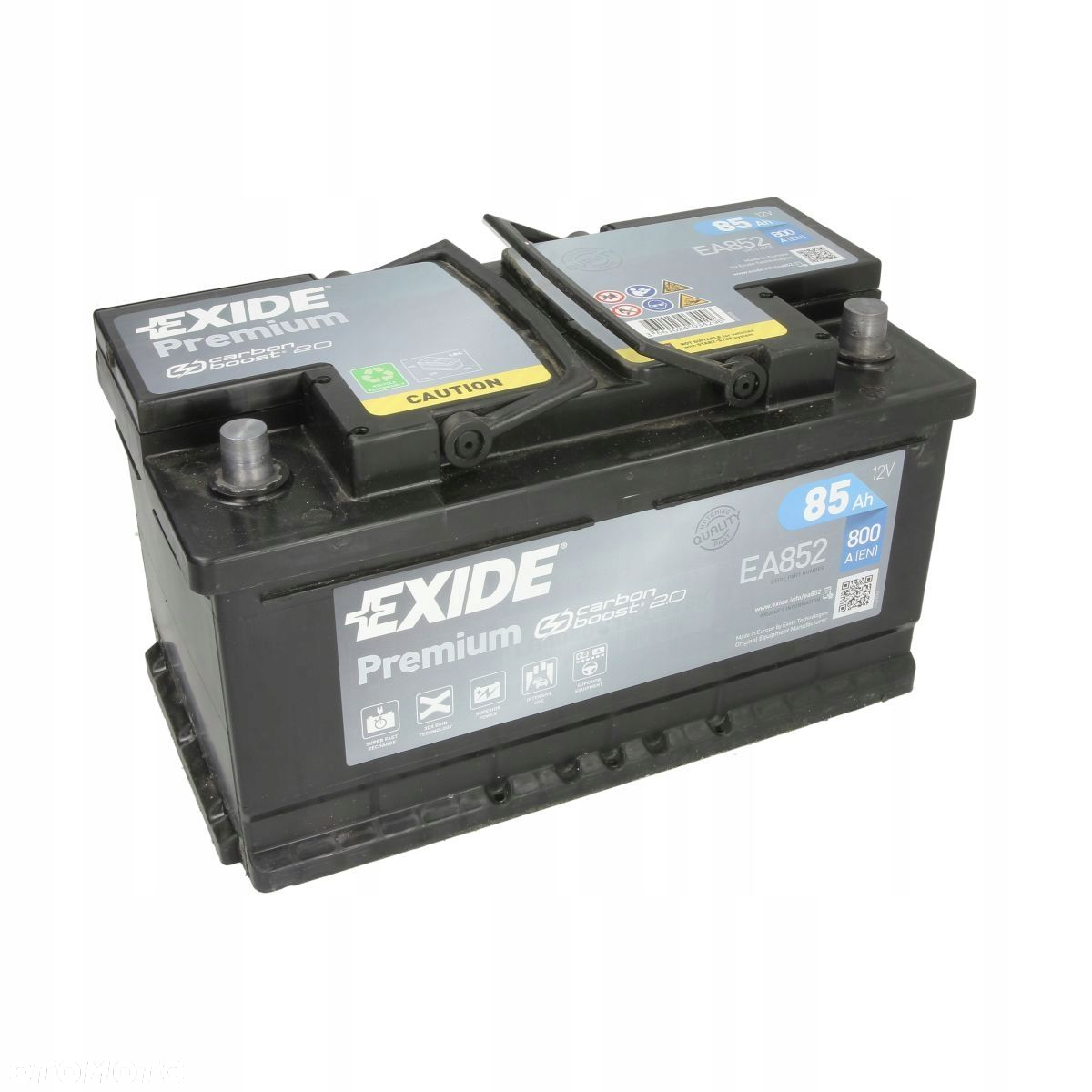 Akumulator Exide Premium 85Ah 800A EA852 MOŻLIWY DOWÓZ MONTAŻ - 3