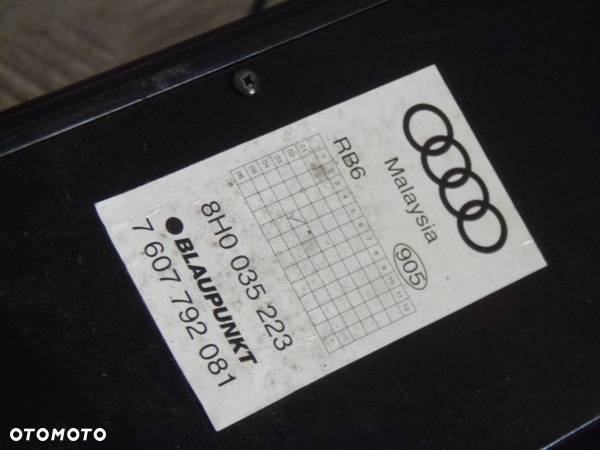 WZMACNIACZ FABRYCZNY 8H0035223 AUDI A4 B6 - 2