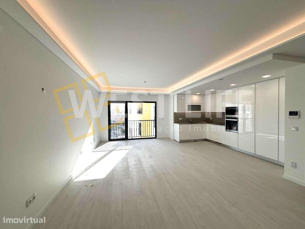Apartamento T2 com varanda - VISTA MAR - Empreendimento NOVO - A 2 ... - Grande imagem: 3/11