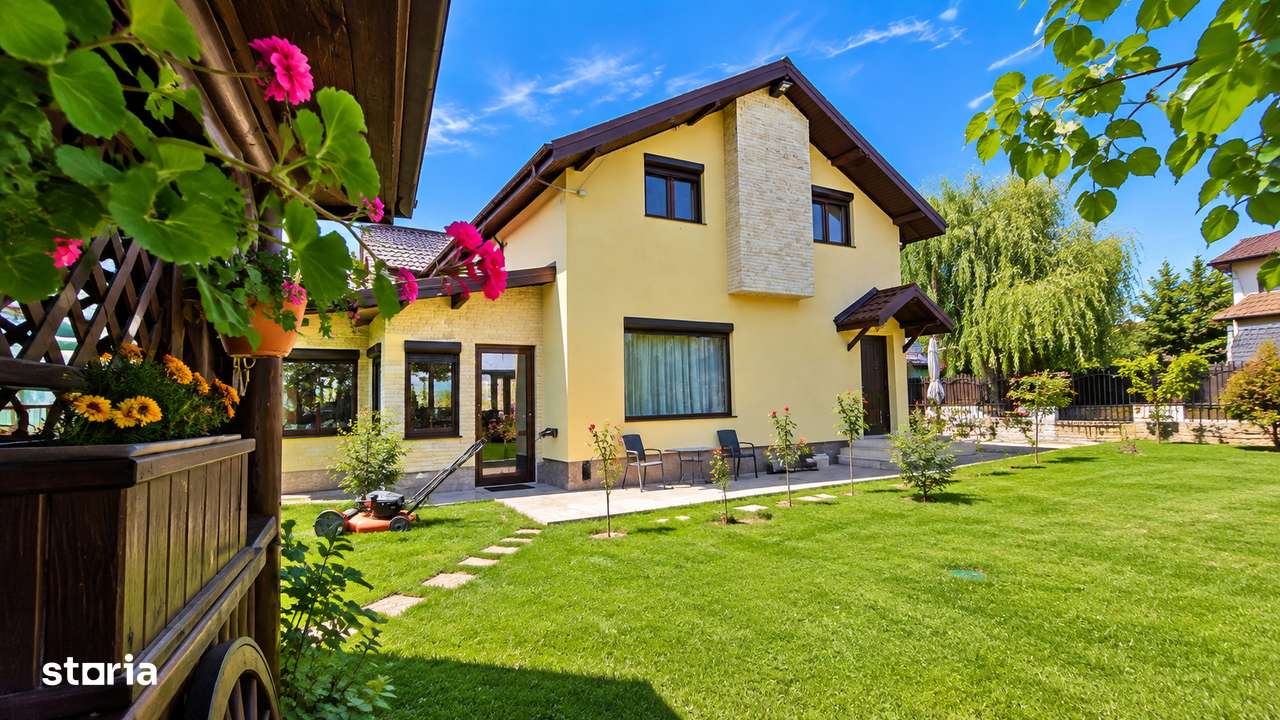 Casa langa lac cu panouri fotovoltaice | Afumati-13