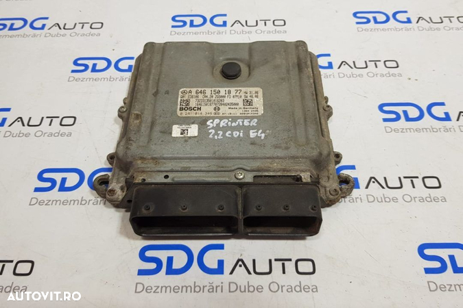 Calculator motor ECU A6461501877 Mercedes Sprinter 2.2 2006-2010 Euro 4 - 1