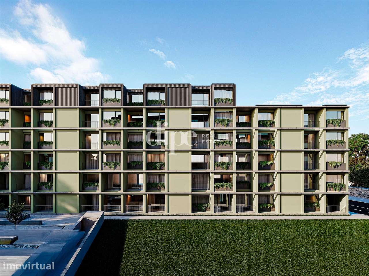 Apartamento T2 novo inserido no condomínio privado em Guimarães-14