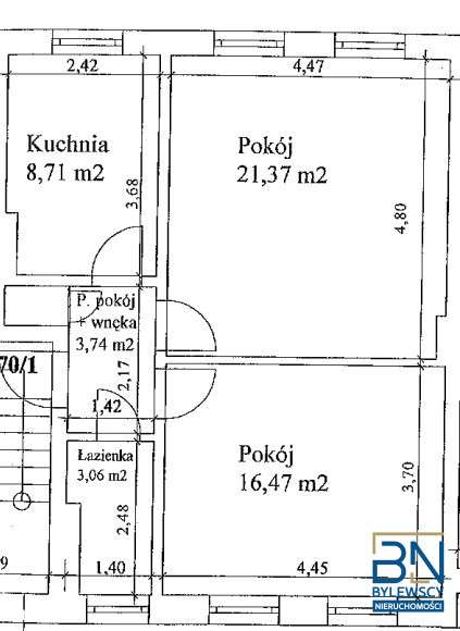 Do remontu I 2 pokoje I ul. Morska-16