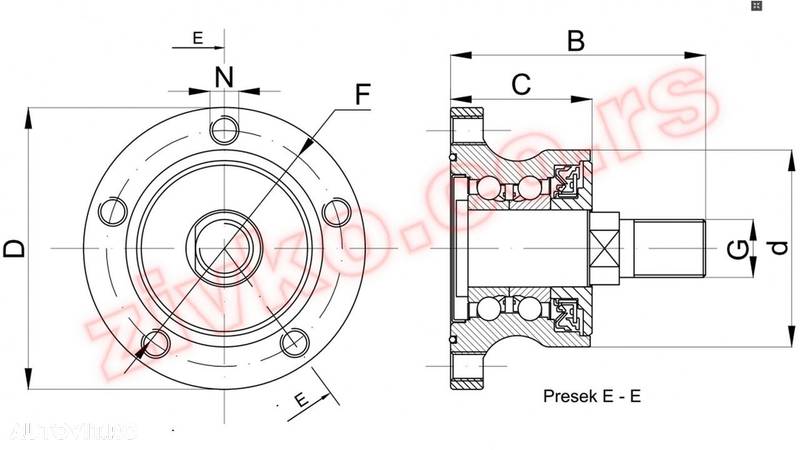 Terraking HUMMER Disc cu talere independente - 6