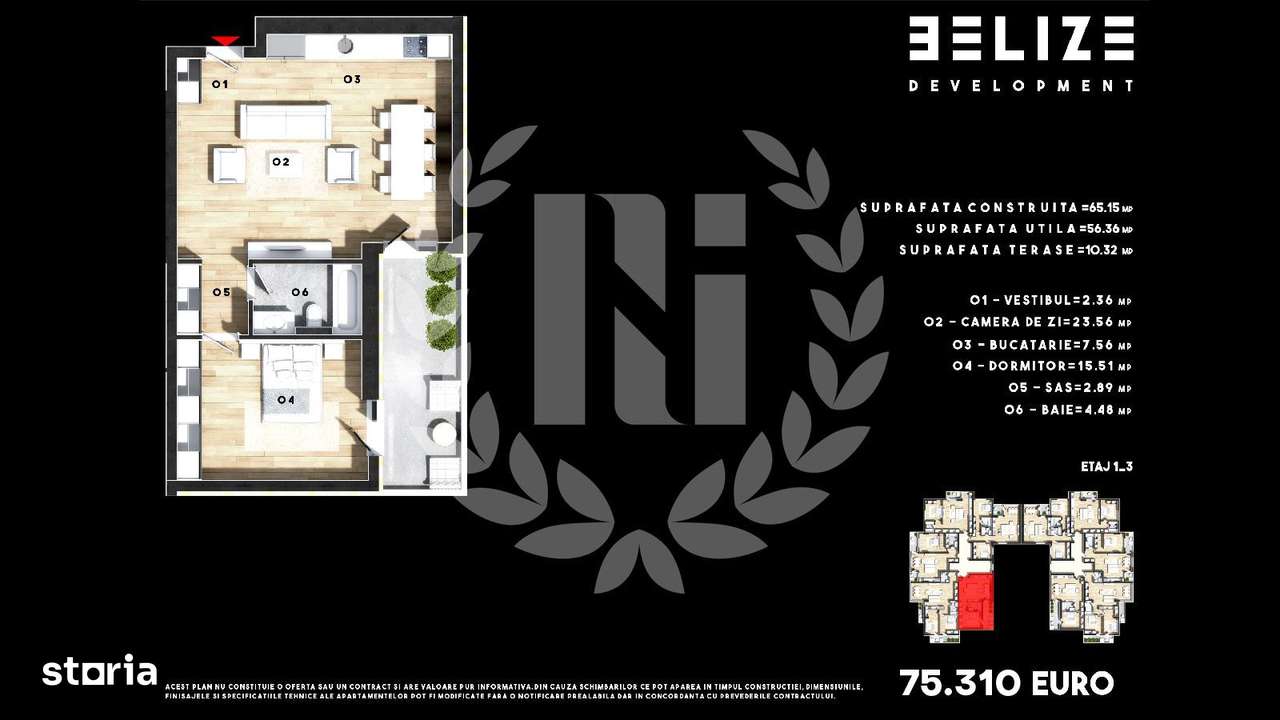 APARTAMENT 2 CAMERE Zonă verde Pădurea Cernica - Imagine principală: 2/18