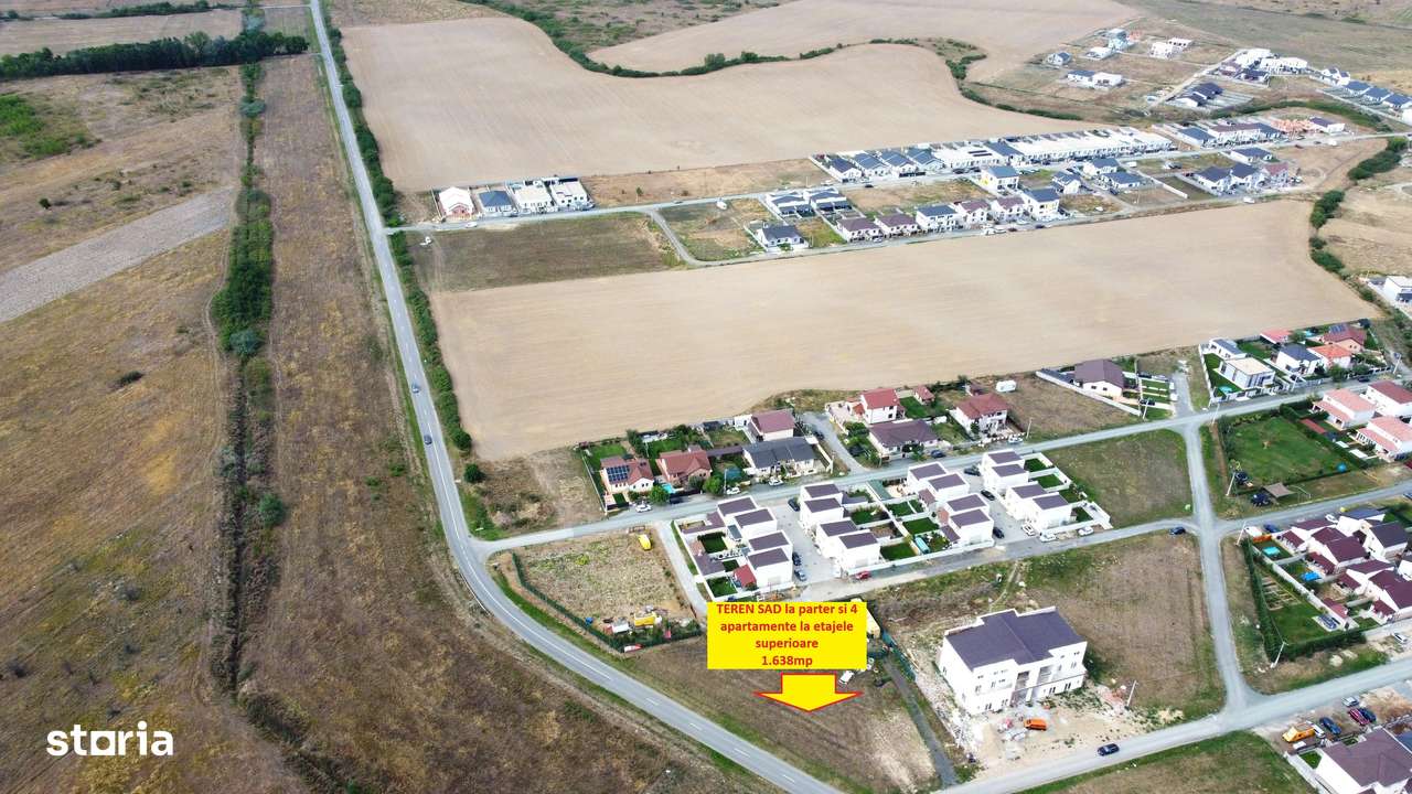 1638mp-Acces direct la Calea Urseni-Teren pentru SAD+4AP - Imagine principală: 5/5