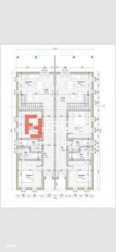 Duplex 6 camere si teren de 255 mp, zona Ghiroda