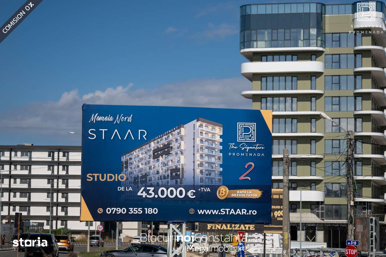 #Dezvoltator: 2 camere | a doua linie la mare · Signature Promenada 2 - Imagine principală: 4/6