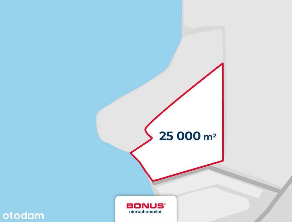 Działki z linią brzegową 3000-2