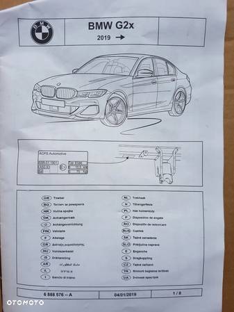 BMW G20 HAK HOLOWNICZY - 6