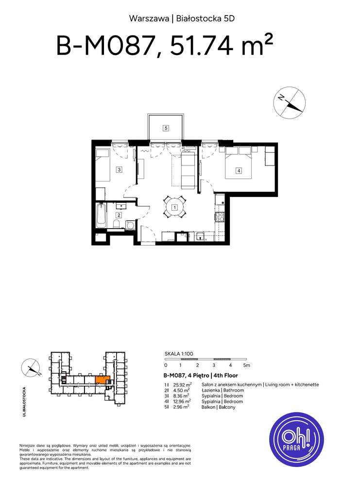 3-pokojowe mieszkanie 51m2 + balkon Bez Prowizji - Pełny obrazek: 2/9