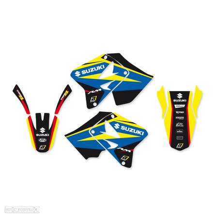 kit autocolantes blackbird dream 4 suzuki rm 125 / 250 - 2