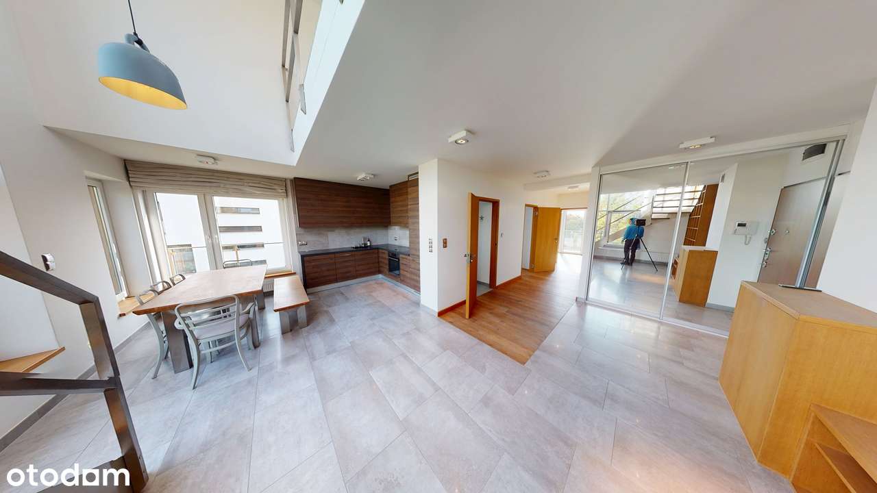 Nowoczesne mieszkanie z antresolą i tarasem | 78 m² | ul. Księżycowa - Pełny obrazek: 5/13