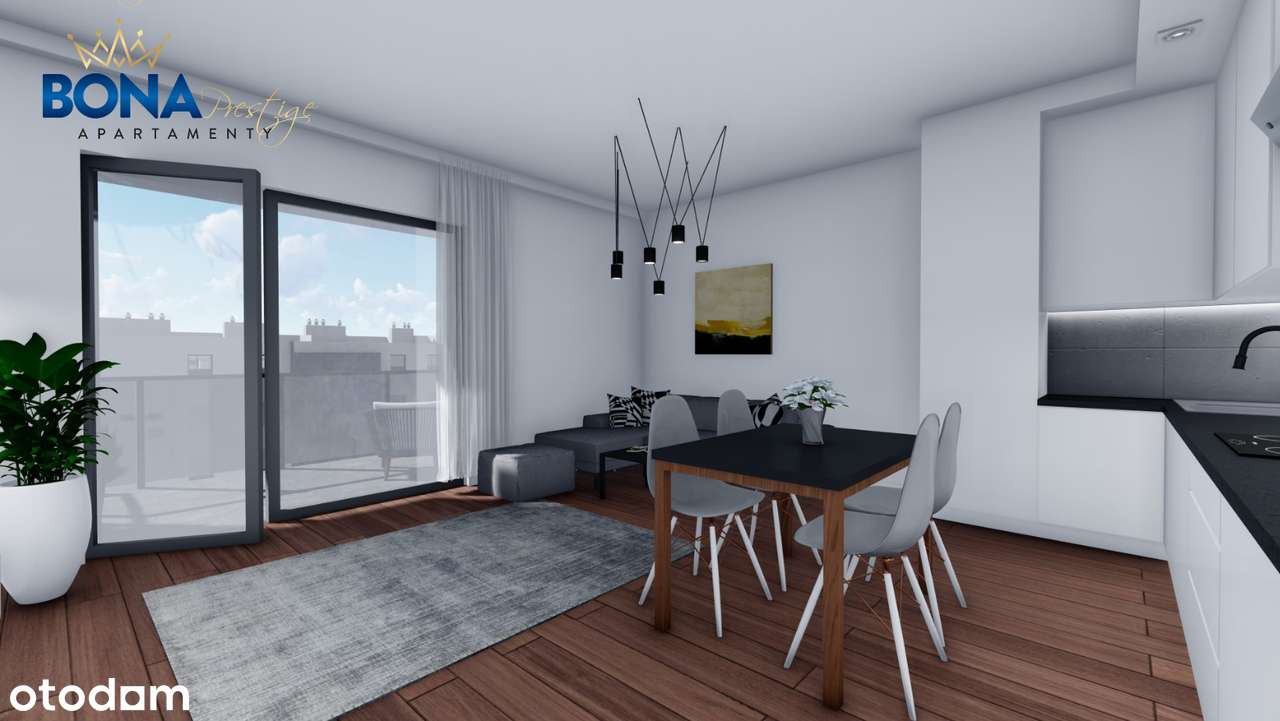 Mieszkanie nr. 6 | 61,50 m² | 1 Piętro | BONA II | NOWA CENA!-1