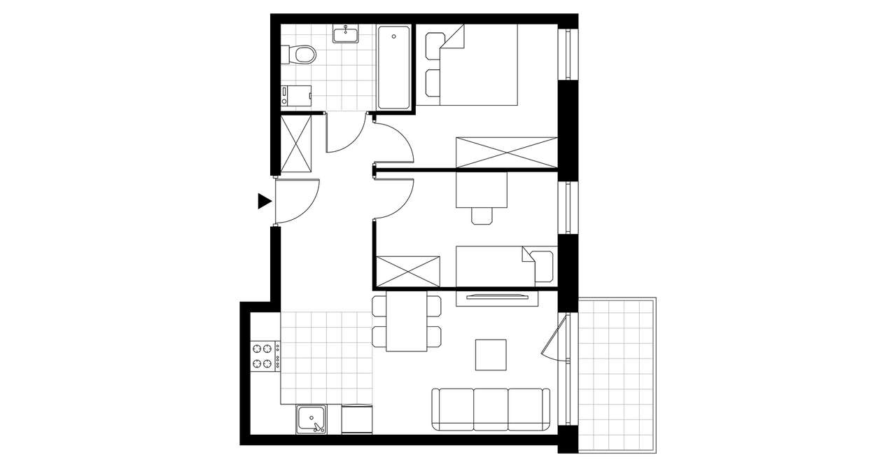 Nova Ceramiczna  | mieszkanie 3-pok. | A35 - Pełny obrazek: 4/9