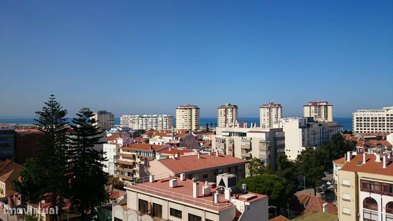 Apartamento T1 Arrendamento Costa da Caparica Remodelado Vista Mar - Grande imagem: 2/42