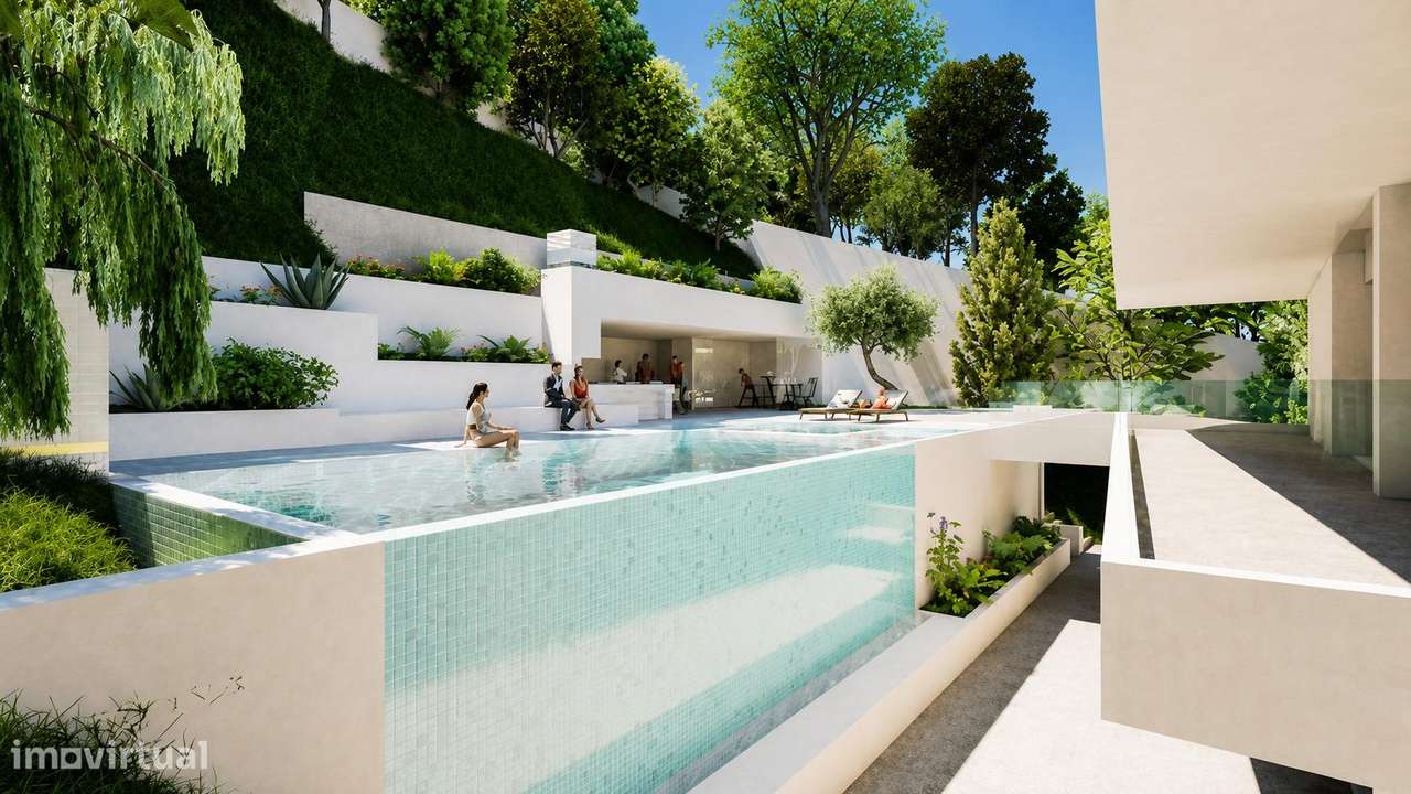 Terreno Urbano de 1497 m2 com Alvará e Vista Mar na Galiza, Estoril-13