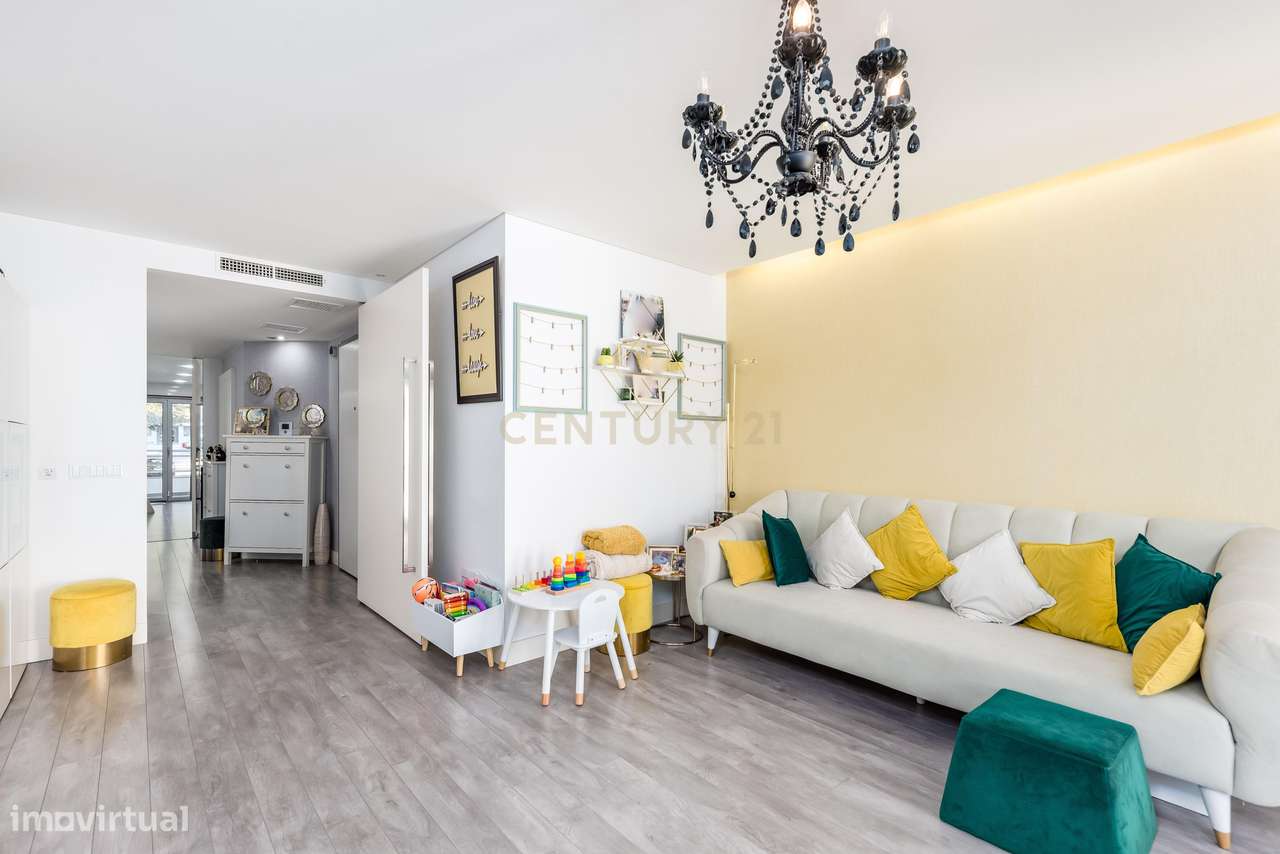 Apartamento T2 com terraço espectacular – Quinta das Marianas, Parede - Grande imagem: 2/34