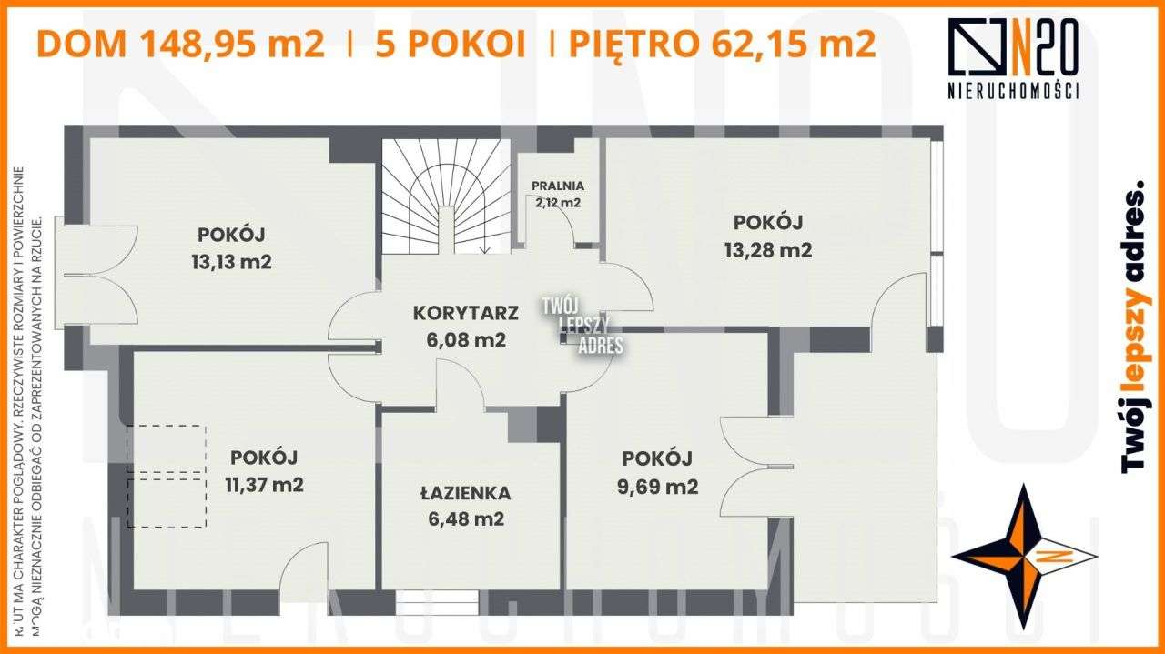 Nowoczesny Dom Z Dwustanowiskowym Garażem - Pełny obrazek: 5/20