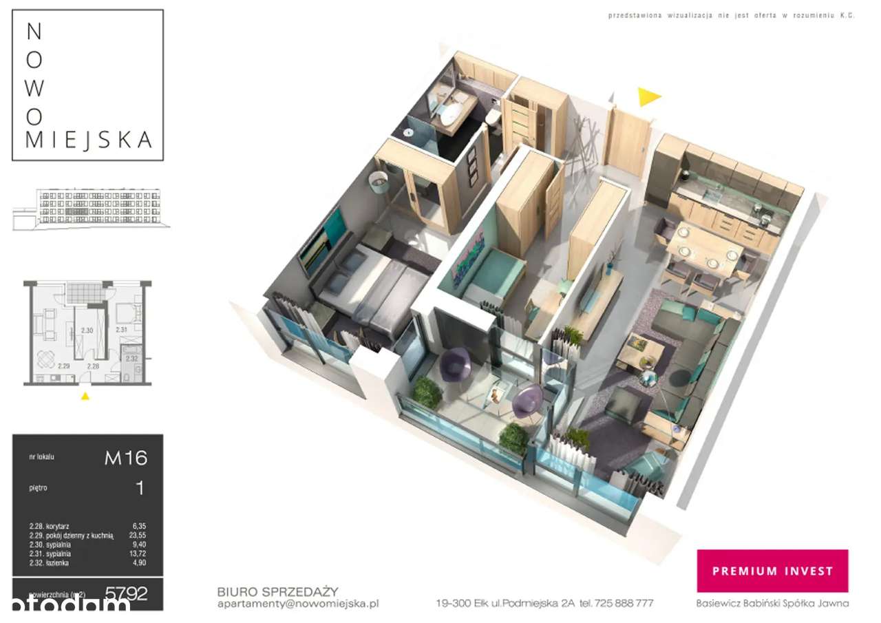 Osiedle Nowomiejska - mieszkania wyższego piętra - Pełny obrazek: 2/7