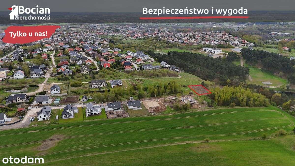 Płaska działka budowlana w centrum Żukowa!-3