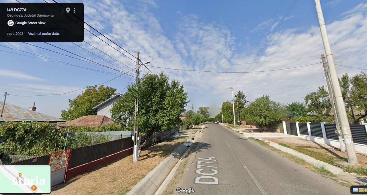 Teren de vânzare – Ciocănești, Dâmbovița – la asfalt, cu pădure în spa-0