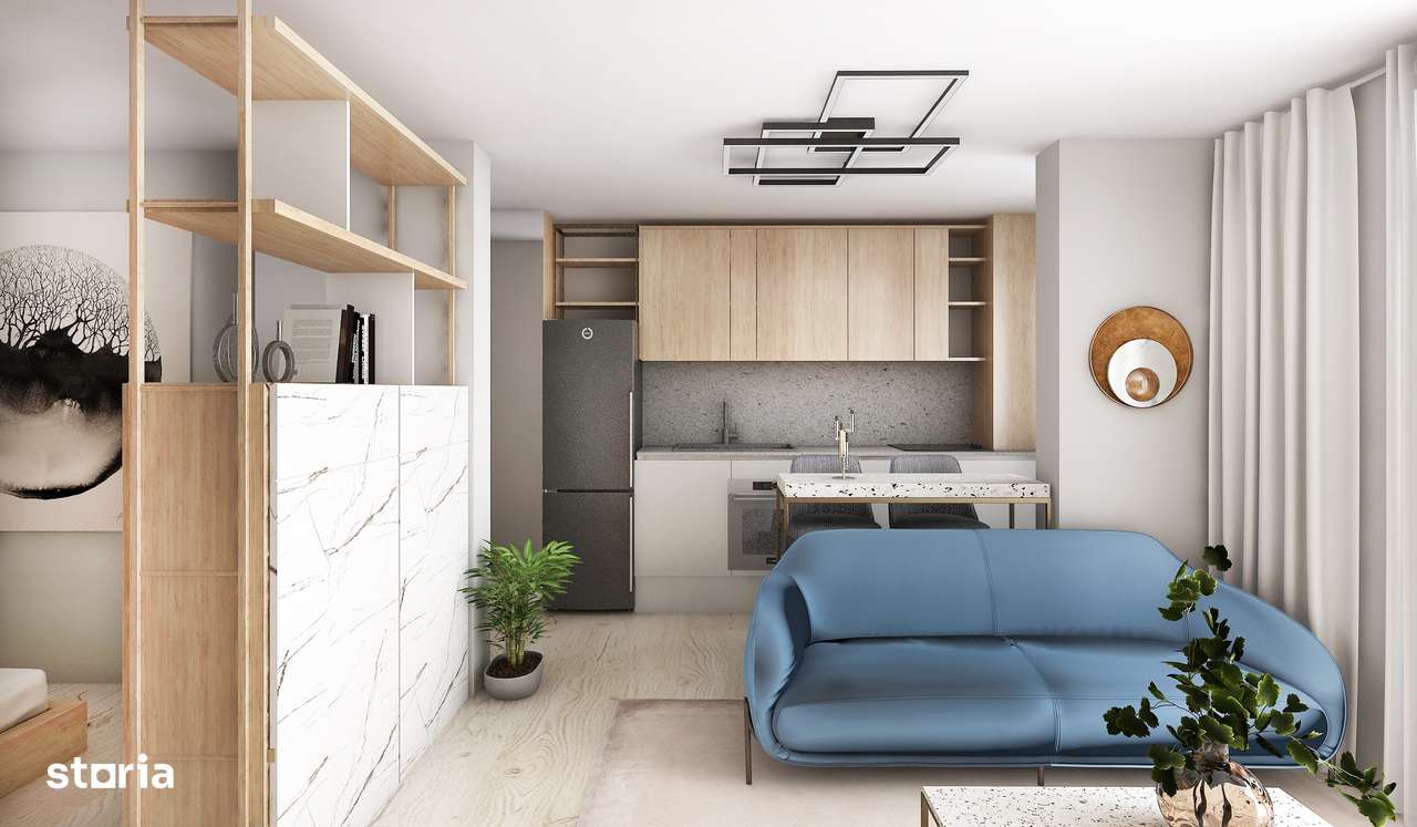 Garsoniera 36mp utili, balcon 6mp,  finisata, parcare inclusa-2