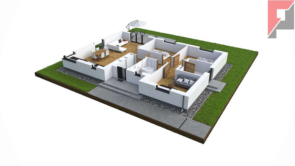 Dom deweloperski w pięknej lokalizacji-Sękowo - Pełny obrazek: 4/9