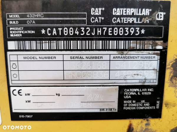 Caterpillar Caterpillar CAT 432F2 Nowa 2022 9Mth - 23