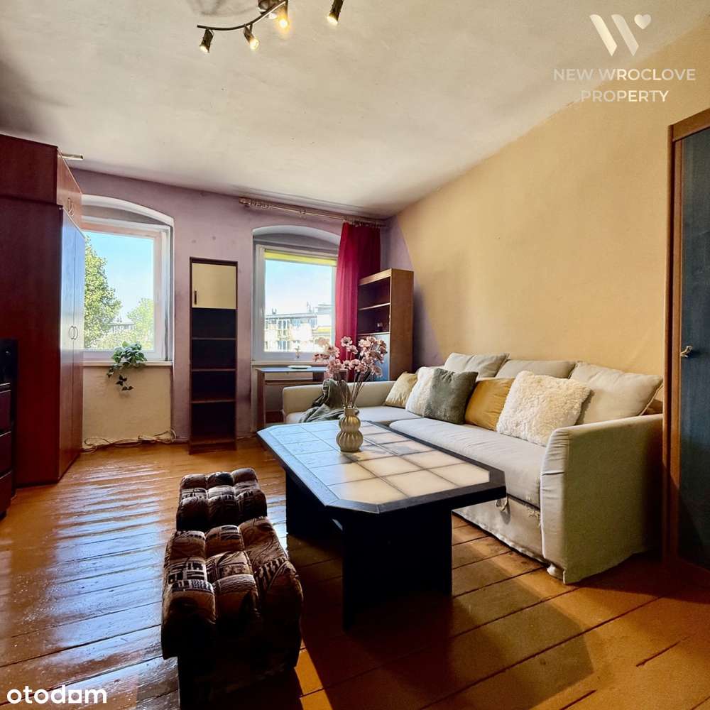 Mieszkanie 35,20 mkw, spokojna okolica, centrum - Pełny obrazek: 1/16