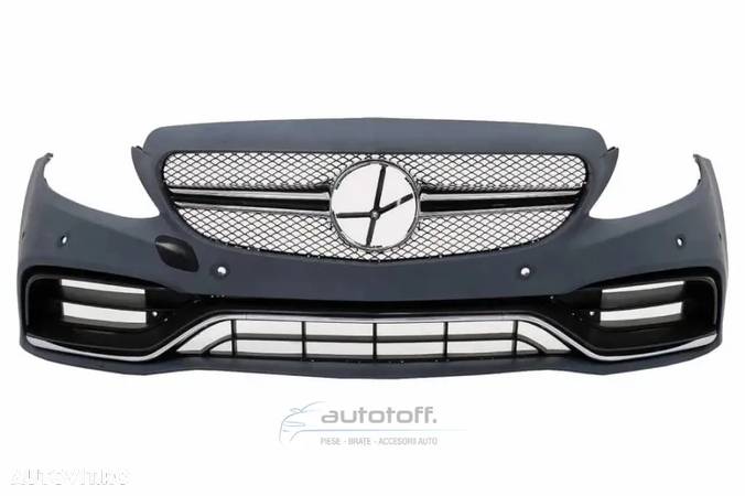 Pachet exterior compatibil cu Mercedes C-Class W205 ( 2014 - 2018 ) C63 Design - 2