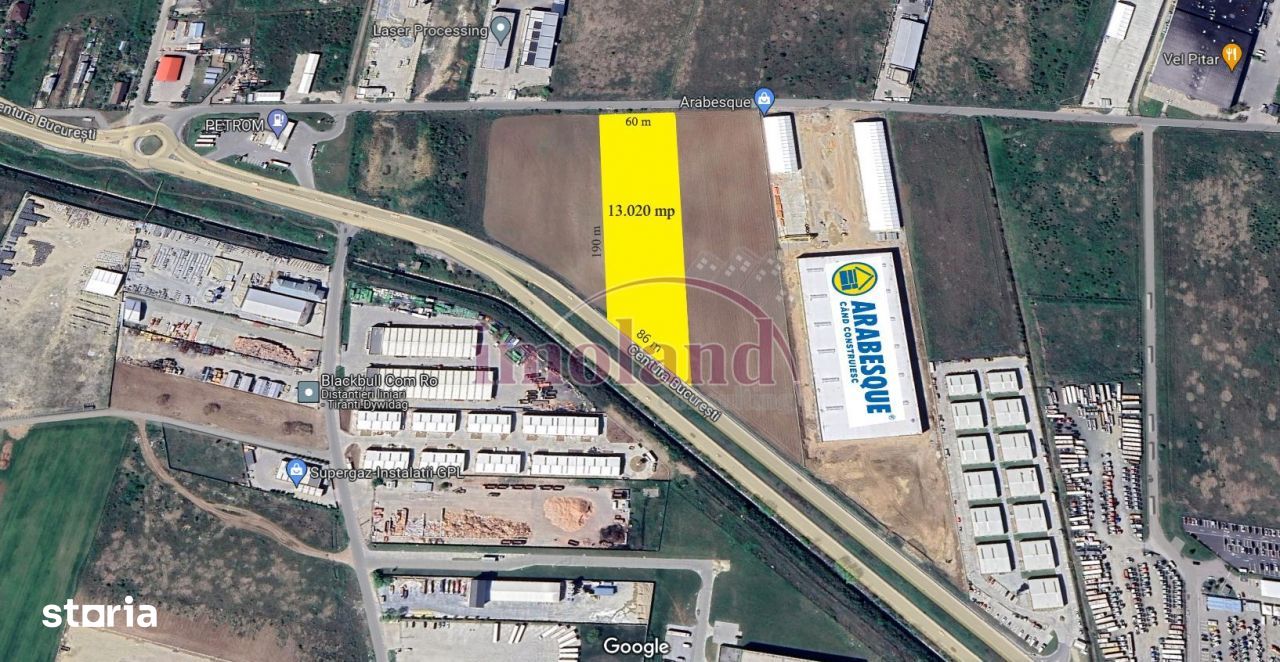 Investitie | Logistica | Productie | 13020 mp |  Centura Bucuresti |