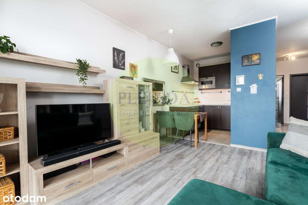 3pok, duży salon, balkon, piękna kuchnia, park&PKP-1