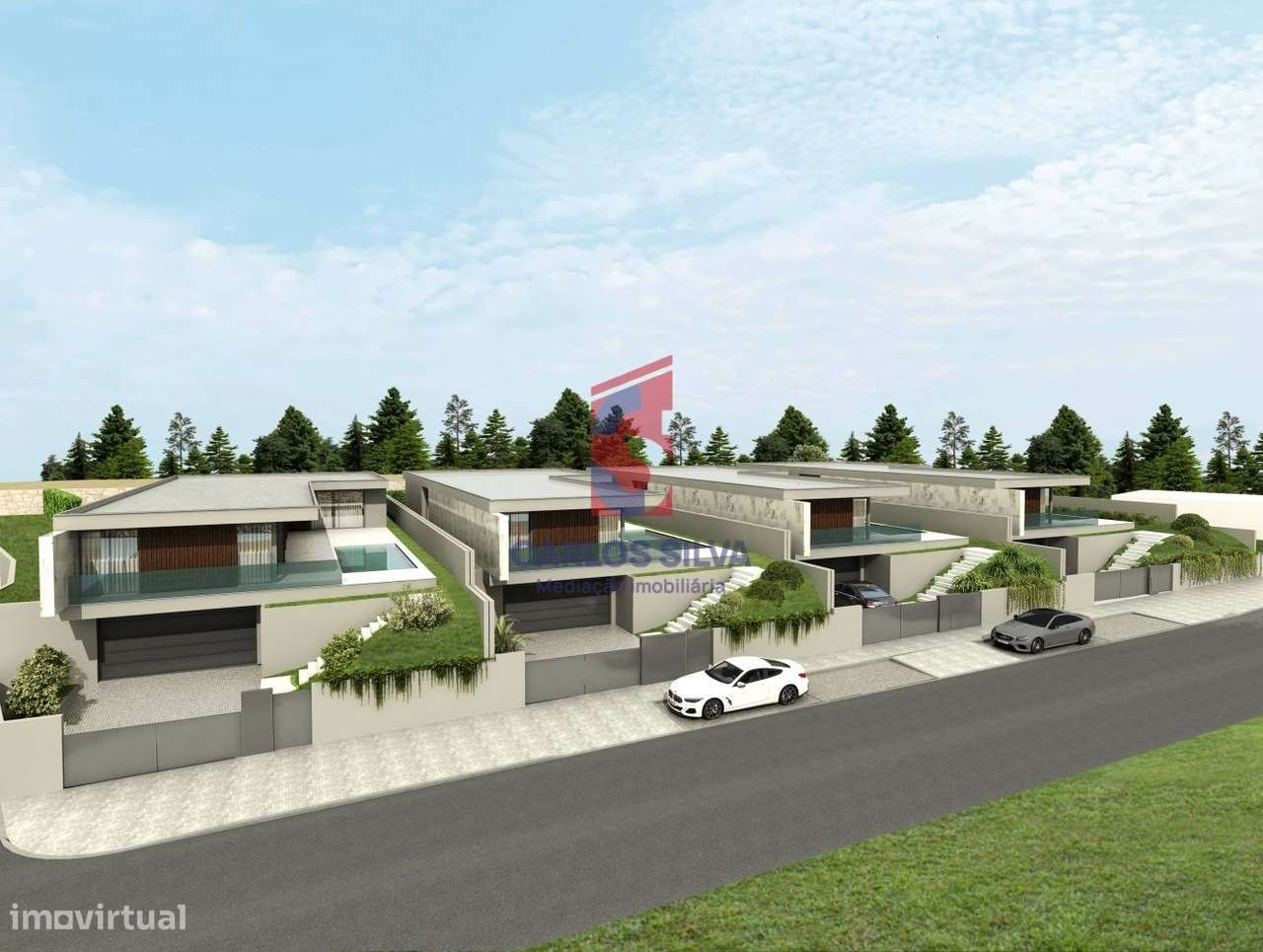 Moradia individual T3 de arquitetura moderna - Barcelos-9