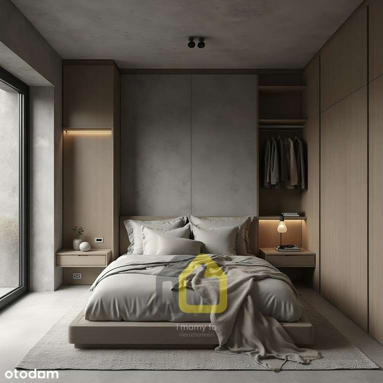 Jasna kawalerka z równym światłem przez cały dzień-1