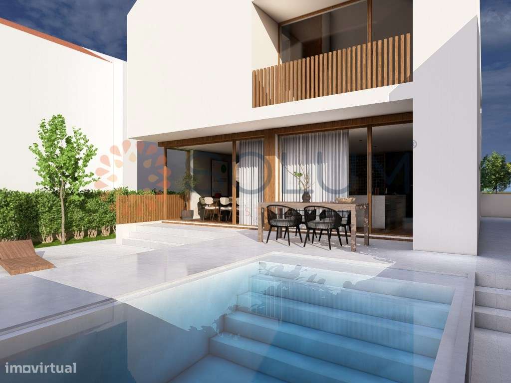 Moradia Contemporânea com Piscina e Design Moderno - Montijo-4