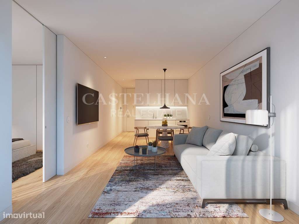 Apartamento T1 com varanda em novo empreendimento no centro do Porto - Grande imagem: 4/48