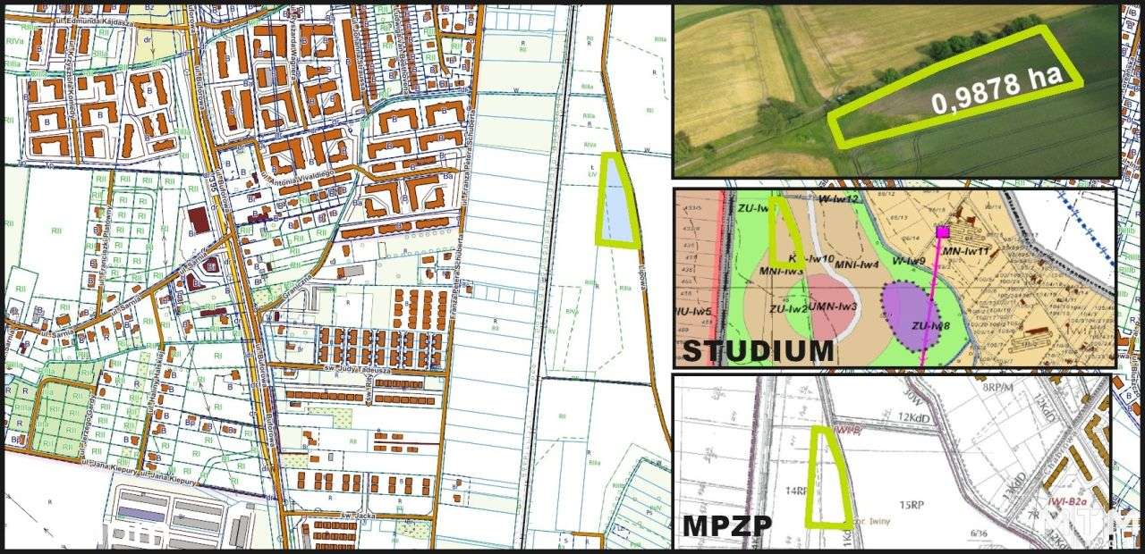 Działka, 9 878 m², Iwiny - Pełny obrazek: 2/11