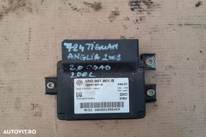 CALCULATOR FRANA DE MANA 5N0907801B Volkswagen VW Tiguan 1 5N  [din 2 - 1